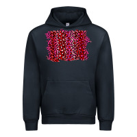 Navy pink leopard background Urban Hoodie - RanaPortraitStore