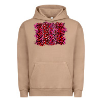 Pigment Burro pink leopard background Urban Hoodie - RanaPortraitStore