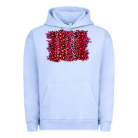 Pigment Grape Ice pink leopard background Urban Hoodie - RanaPortraitStore
