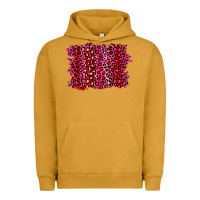 Pigment Peanut Butter pink leopard background Urban Hoodie - RanaPortraitStore