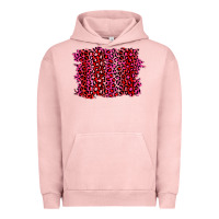 Pigment Salmon pink leopard background Urban Hoodie - RanaPortraitStore