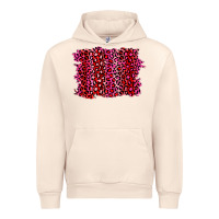 Sandshell pink leopard background Urban Hoodie - RanaPortraitStore