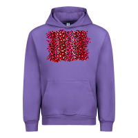 Tulip pink leopard background Urban Hoodie - RanaPortraitStore