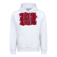 White pink leopard background Urban Hoodie - RanaPortraitStore