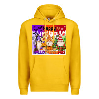 Lemon happy hallothanksmas gnomies Premium Hoodie - MaliasSmallBusiness