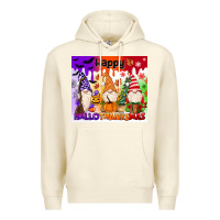Sandshell happy hallothanksmas gnomies Premium Hoodie - MaliasSmallBusiness