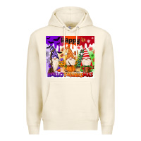 Tofu happy hallothanksmas gnomies Premium Hoodie - MaliasSmallBusiness