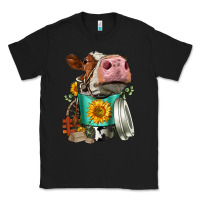 Black Simmental Cow Coffee Cup Classic Tee - FaDigitalArtStudio