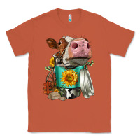 Copper Simmental Cow Coffee Cup Classic Tee - FaDigitalArtStudio