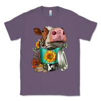 Lavender Simmental Cow Coffee Cup Classic Tee - FaDigitalArtStudio