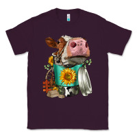 Plum Simmental Cow Coffee Cup Classic Tee - FaDigitalArtStudio