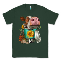 Sports Green Simmental Cow Coffee Cup Classic Tee - FaDigitalArtStudio