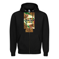 Black strong black queen 12 oz can cooler (slim) Zipper Hoodie - Artiststas