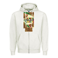 Oatmeal Heather strong black queen 12 oz can cooler (slim) Zipper Hoodie - Artiststas