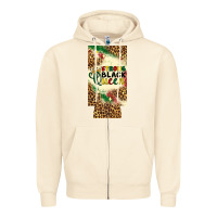 Sandshell strong black queen 12 oz can cooler (slim) Zipper Hoodie - Artiststas
