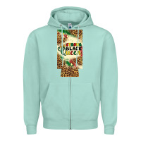 Seafoam strong black queen 12 oz can cooler (slim) Zipper Hoodie - Artiststas