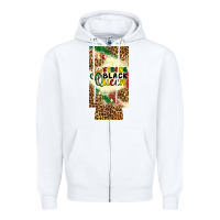 White strong black queen 12 oz can cooler (slim) Zipper Hoodie - Artiststas