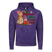 Cloud Purple gingerbread wishes and cocoa kisses Vintage Hoodie - Zillion Design Studio