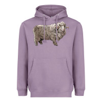 Lavender rambouillet sheep Heavyweight Hoodie - LillyAllenDesigns