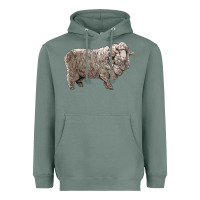 Sage rambouillet sheep Heavyweight Hoodie - LillyAllenDesigns