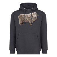 Smoke rambouillet sheep Heavyweight Hoodie - LillyAllenDesigns