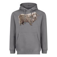 Storm rambouillet sheep Heavyweight Hoodie - LillyAllenDesigns