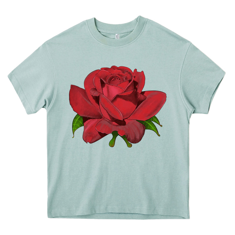 Oklahoma Rose Illustrations Heavy Core Tee by LillyAllenDesigns | Teevron