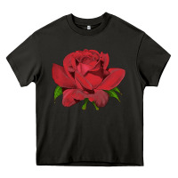 Asphalt Oklahoma Rose Illustrations Heavy Core Tee - LillyAllenDesigns