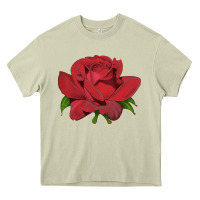 Mossy Oklahoma Rose Illustrations Heavy Core Tee - LillyAllenDesigns
