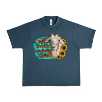 Midnight Navy just a girl who loves goats Urban Heavy Tee - RanaPortraitStore