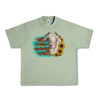Oil Green just a girl who loves goats Urban Heavy Tee - RanaPortraitStore