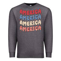 Charcoal Heather america Premium Sweatshirt - MaliasSmallBusiness