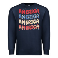 Navy america Premium Sweatshirt - MaliasSmallBusiness