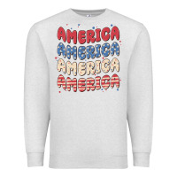 Oatmeal Heather america Premium Sweatshirt - MaliasSmallBusiness