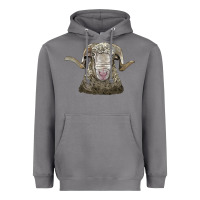 Storm rambouillet sheep head Heavyweight Hoodie - LillyAllenDesigns