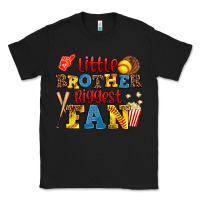 Black little brother biggest fan Classic Tee - AdoDesignShop