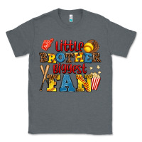 Charcoal Heather little brother biggest fan Classic Tee - AdoDesignShop