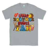 Heather Grey little brother biggest fan Classic Tee - AdoDesignShop