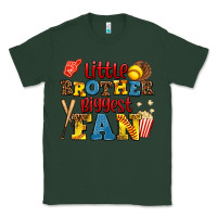 Sports Green little brother biggest fan Classic Tee - AdoDesignShop