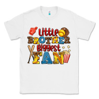 White little brother biggest fan Classic Tee - AdoDesignShop