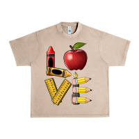 French Oak love teacher Urban Heavy Tee - BarkalooDesign