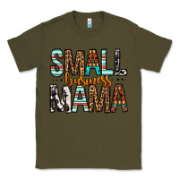 Army Green Small Business Mama Classic Tee - FaDigitalArtStudio