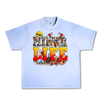 Grape Ice miner life Urban Heavy Tee - Zillion Design Studio