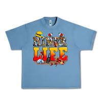 Pebble Blue miner life Urban Heavy Tee - Zillion Design Studio