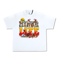 White miner life Urban Heavy Tee - Zillion Design Studio