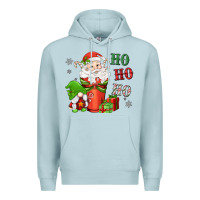 Blue Mist ho ho ho gnome santa coffee cup Premium Hoodie - MaliasSmallBusiness