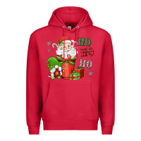 Cardinal ho ho ho gnome santa coffee cup Premium Hoodie - MaliasSmallBusiness