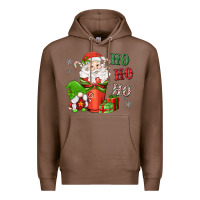 Chestnut ho ho ho gnome santa coffee cup Premium Hoodie - MaliasSmallBusiness