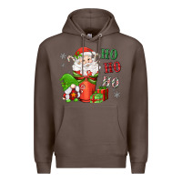 Coffee ho ho ho gnome santa coffee cup Premium Hoodie - MaliasSmallBusiness