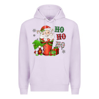 Lilac ho ho ho gnome santa coffee cup Premium Hoodie - MaliasSmallBusiness